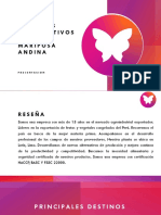 Presentacion UNC Mariposa Andina