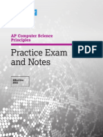 Ap Computer Science Principles Practice Exam and Notes 2021