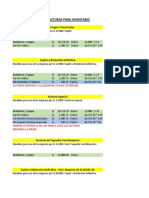 Facturas Inventario