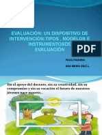 Tipos y Modelos de Evaluación Unachi