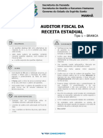 FGV 2021 Sefaz Es Auditor Fiscal Da Receita Estadual Manha Prova