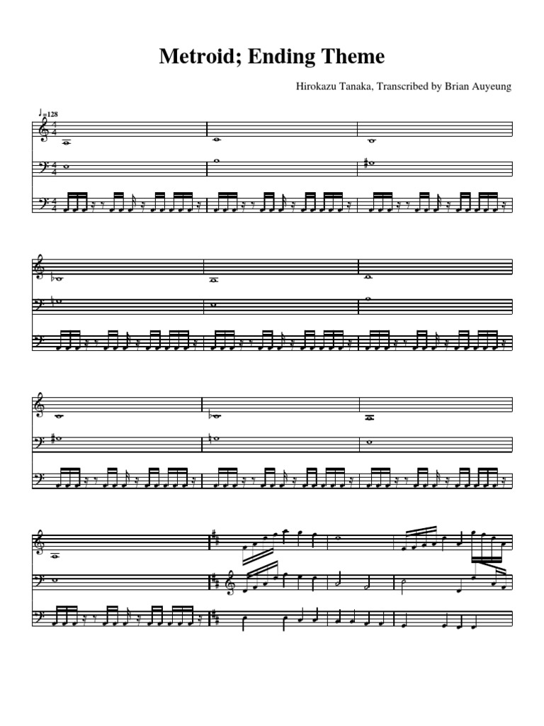 Metro Identification in Metroid Music | PDF | Nintendo | Leisure