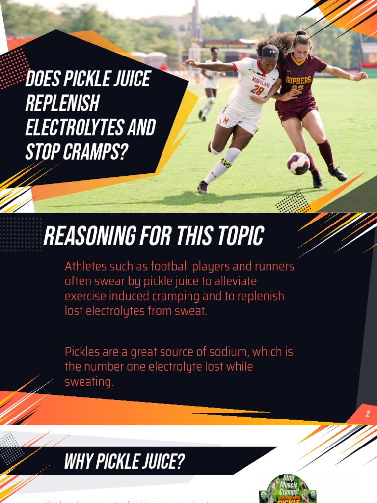 Does Pickle Juice Replenish Electrolytes and Stop Cramps PDF