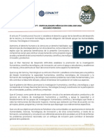 Convocatoria Conacyt Especialidades Medicas CUBA SEGUNDO PERIODO 29112021