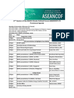 ASEANCOF17 Provisional Agenda NMHSs