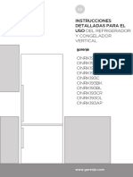 Instrucciones Detalladas para El Uso Del Refrigerador Y Congelador Vertical