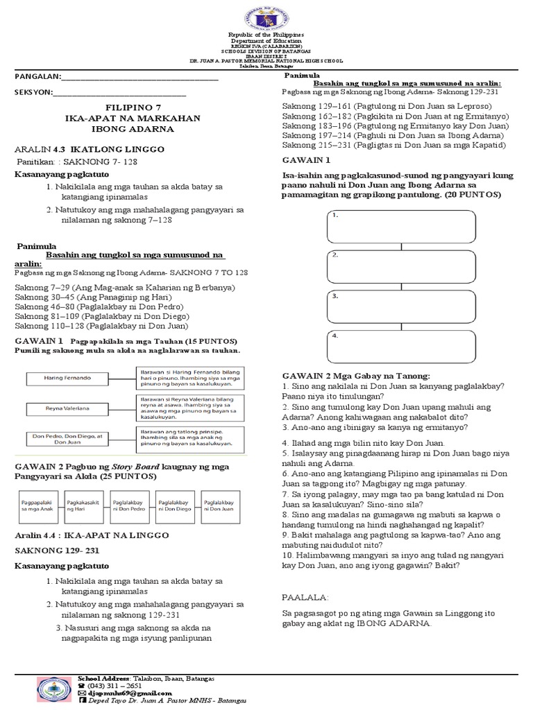 FILIPINO Week 3 4 With AS | PDF