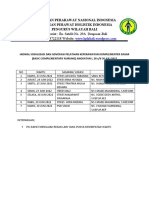 Jadwal Sosialisasi Pelatihan