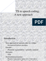 TTS-based Speech Coding
