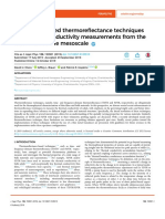 Spatially Resolved Thermoreflectancetechniques For Thermal Conductivitymeasurements From The Nanoscale To Themesoscale JAP 2019