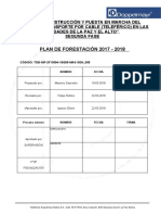 PLAN DE FORESTACIÓN Modelo