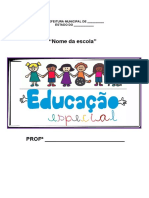 Educação Especial - Relatório