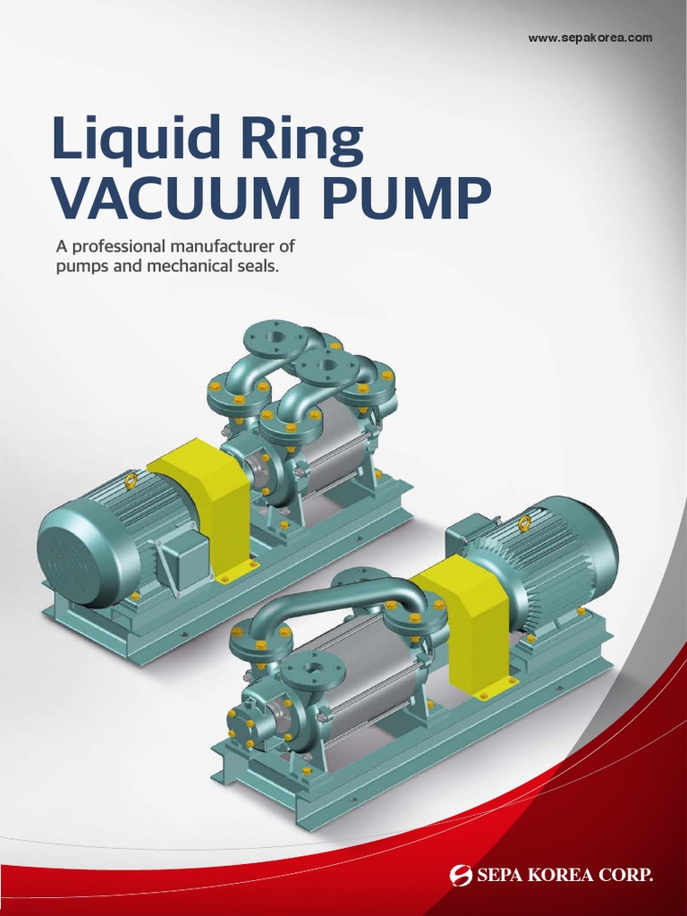 Liquid Ring Vacuum Pump Brochure Understanding the Features and