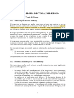 Teoría del Riesgo Individual: Conceptos, Solvencia y Probabilidades