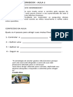 Como controlar finanças - Workbook aula 2