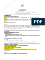 Contoh CV Non Pengalaman Bismillah Fix Gapake Revisi