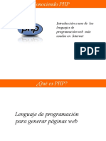 Introduccion Lenguaje Del Lado Servidor PHP