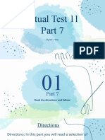 Actual Test 11 Part 7