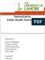Immunization in Public Health Nutrition