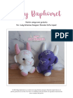 Baby Baphomet Amigurumi Patron by Lady Artemisa