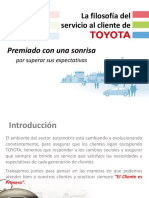 Filosofía Del Servicio Al Cliente de Toyota