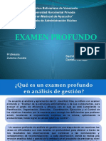 Un examen profundo para mejorar la gestión