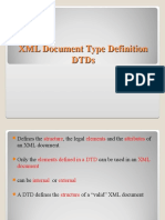 XML Document Type Definition Dtds