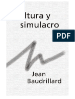 Qdoc.tips Cultura y Simulacro Jean Baudrillard