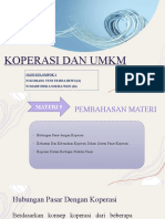 Kelompok 1 - Materi 9 - Koperasi Dan Umkm