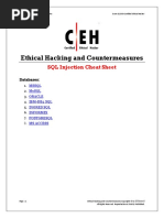 SQL Injection Cheat Sheet