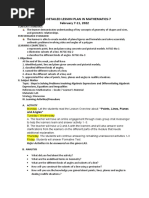 Lesson Plan in Mathematics Q2 Week 7