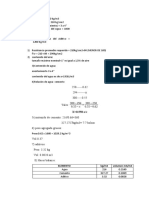 Diseño de mezcla de concreto con resistencia f'cr de 294 kg/cm2