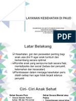 12 Okt 2021 Layanan Kesehatan Di PAUD