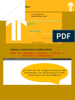 Semana 11 - Módulo 10 - Estructura de La Norma Jurídica