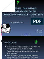 Strategi Dan Metode Pembelajaran DLM KBK (FK 2012)