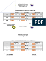 Student Consolidated Oral Reading Profile (English)