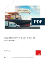 2022: From Supply Chain Chaos To Opportunity?: by Ti Insight