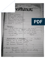 Fertilizers Notes