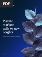 Mckinseys Private Markets Annual Review Private Markets Rally To New Heights VF