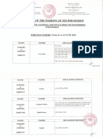 Calendrier Passage HND 2022