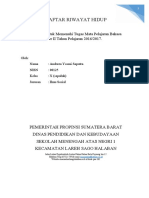 Tugas, Daftar Riwayat Hidup