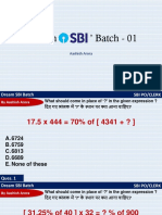Dream SBI - 20 Simplification PDF by Aashish Arora