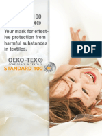 Standard 100 by OEKO-TEX®: Your Mark For Effect-Ive Protection From Harmful Substances in Textiles