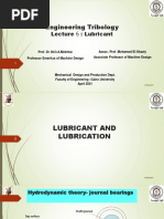 Tribology-2021 Lecture - 6 - NEW