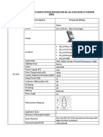 Attachment 1-Emergency Light Fitting Details For B1, B2, & B3 Level 07 Podium Area Light Fitting Type Description Proposed Fitting