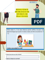 Resolvemos Problemas Con Division de Fracciones