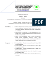 SK DirekturTentang Komite Tenaga Kesehatan Lainnya