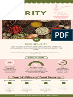 Security: Four (4) Pillars of Food Security