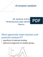 Nature of enzyme catalysis