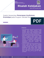 Risalah Kebijakan Puslitjak No 30 November 2021 Praktik Menjanjikan Penerapan Kurikulum Prototipe-1